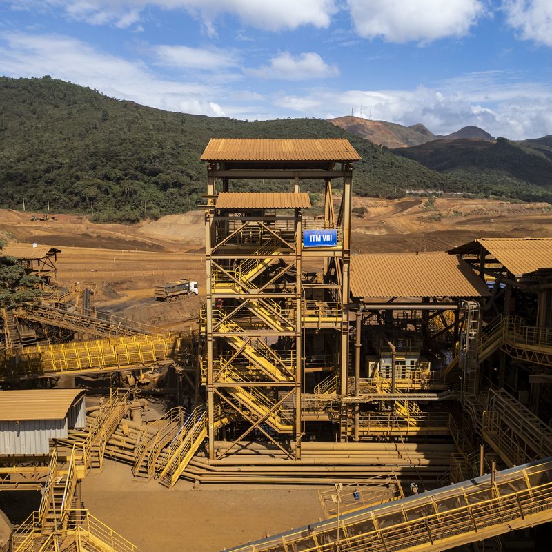 ITM 8 plant tower with conveyor belts